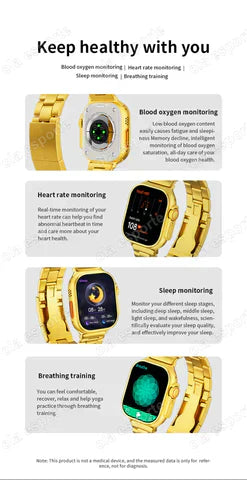 G9 ULTRA PRO GOLD SMART WATCH SERIES 9