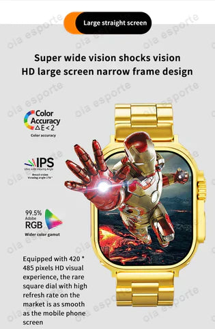 G9 ULTRA PRO GOLD SMART WATCH SERIES 9