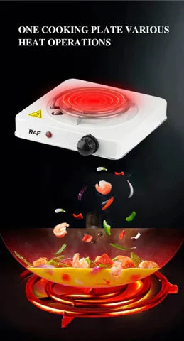 ORIGINAL ELECTRIC STOVE FOR COOKING - HOT PLATE HEAT UP IN JUST 2 MINS - 1000W AUTOMATIC