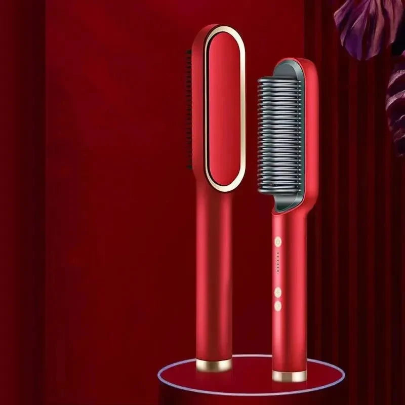 2-IN-1 HAIR STRAIGHTENER PROFESSIONAL STYLING BRUSH