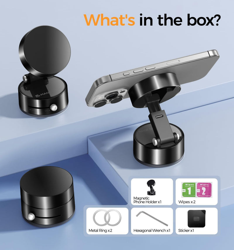 Vacuum Magnetic Suction Mobile Phone Holder