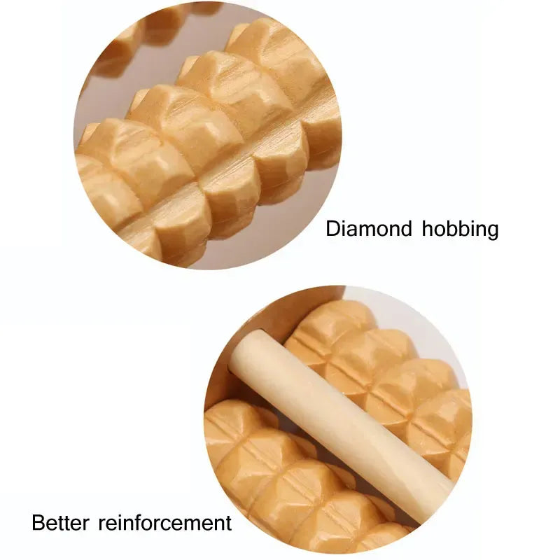 Wooden Pain Relief Foot Massager