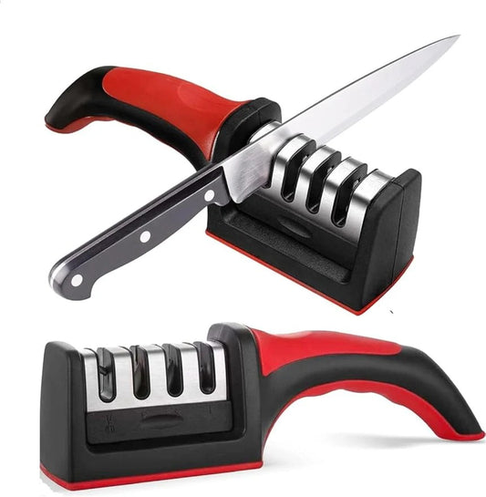 3-in-1 Knife Sharpener - For MEAT & Vegetable knife