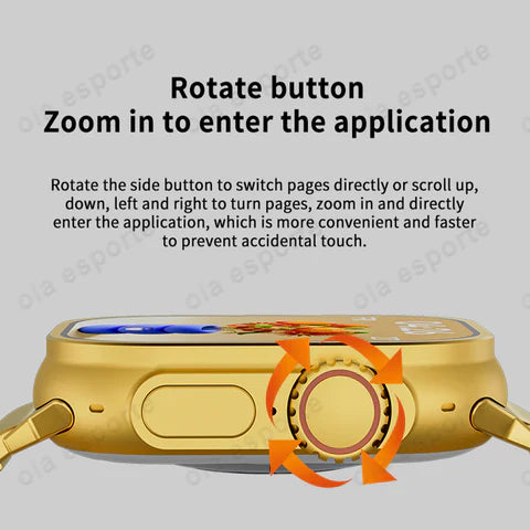 G9 ULTRA PRO GOLD SMART WATCH SERIES 9