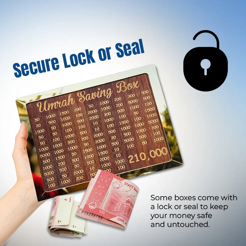 Umrah Saving Box "Journey to Makkah Starts Here"
