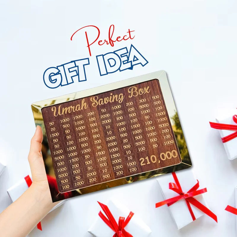 Umrah Saving Box "Journey to Makkah Starts Here"