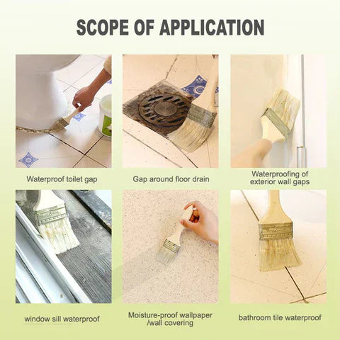 HYDRA WATERPROOF AGENT ANTI LEAKAGE SEALANT (350GM WITH BRUSH)